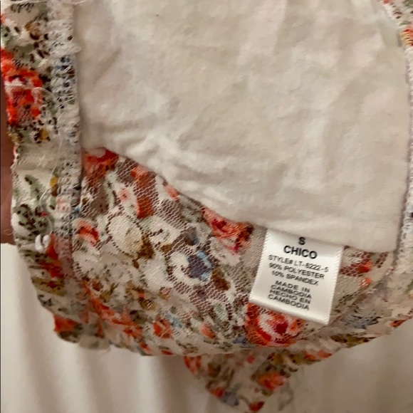 🛍 3/$10 Floral lace bralette bandeau top - Picture 3 of 4